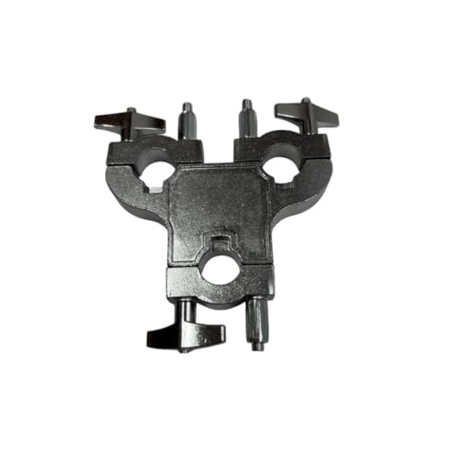 Conector de Abrazadera para Batería Colaxi, Clip de Expansión para Platillos, Accesorio Metálico Profesional Multifunción con Plataforma de Montaje de 3 Agujeros miniatura 2
