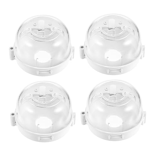 GARVALON Oven Knob Cover Set Stove Knob Protectors Gas Range Knob Safety Covers Plastic Cooker Knob Covers Stove Shield for Boys and Girls Safety