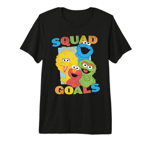T-shirt Sesame Street Squad Goals idéal pour vos sorties urbaines décontractées