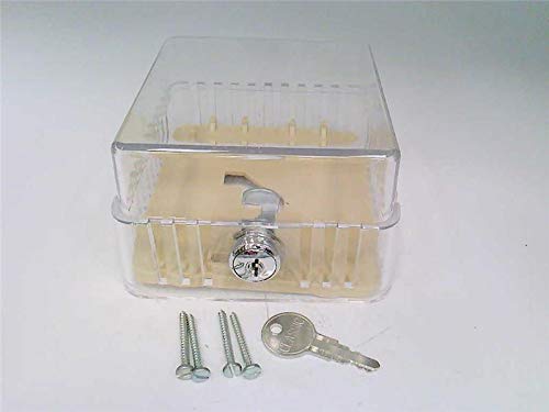Penn Series G - Protector de plástico con placa base para termostato y humedad