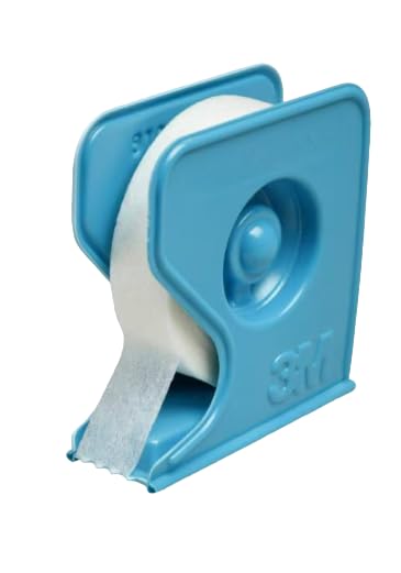 generic Micropore Surgical Medical Tape with Dispenser, Skin Friendly Paper, 0.5 Inch X 10 Yard, White, NonSterile, 2 Each