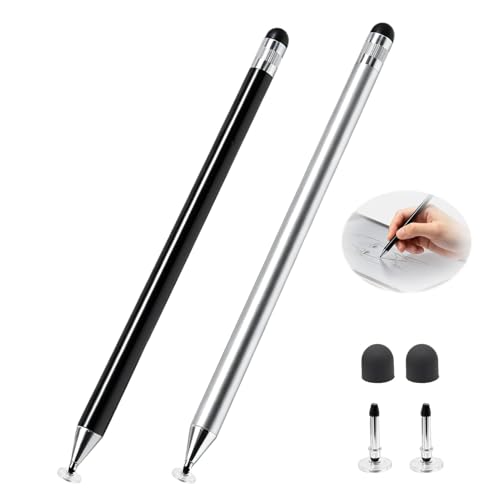 Stylet Tablette Tactile Universel 2 en 1 Stylo Haute Précision pour Dessin et Écriture Fluide...