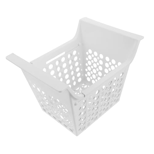 EXHUMKY Cesta de Almacenamiento del refrigerador cestas para organización del congelador Estante del congelador Organizador de arcón congelador Rejilla del congelador páginas Blanco