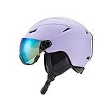 Sharplace Casco de Esquí de Nieve Casco de Sports Sports con Gafas de Esquí, 61 a 63cm
