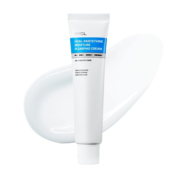 HYAL-PANTETHINE MOISTURE PLUMPING CREAM 2.36fl oz - Deep Hydration Face Moisturizer for Dry & Sensitive Skin, Pore Refining & Skin Barrier Support, Korean skin care