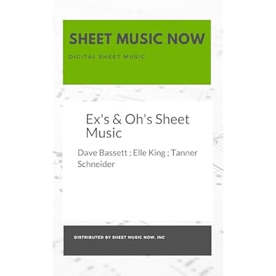 Ex's & Oh's Sheet Music