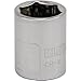 Klutch Socket - SAE, 7/16in. 3/8in.-Drive, 6-Pt.