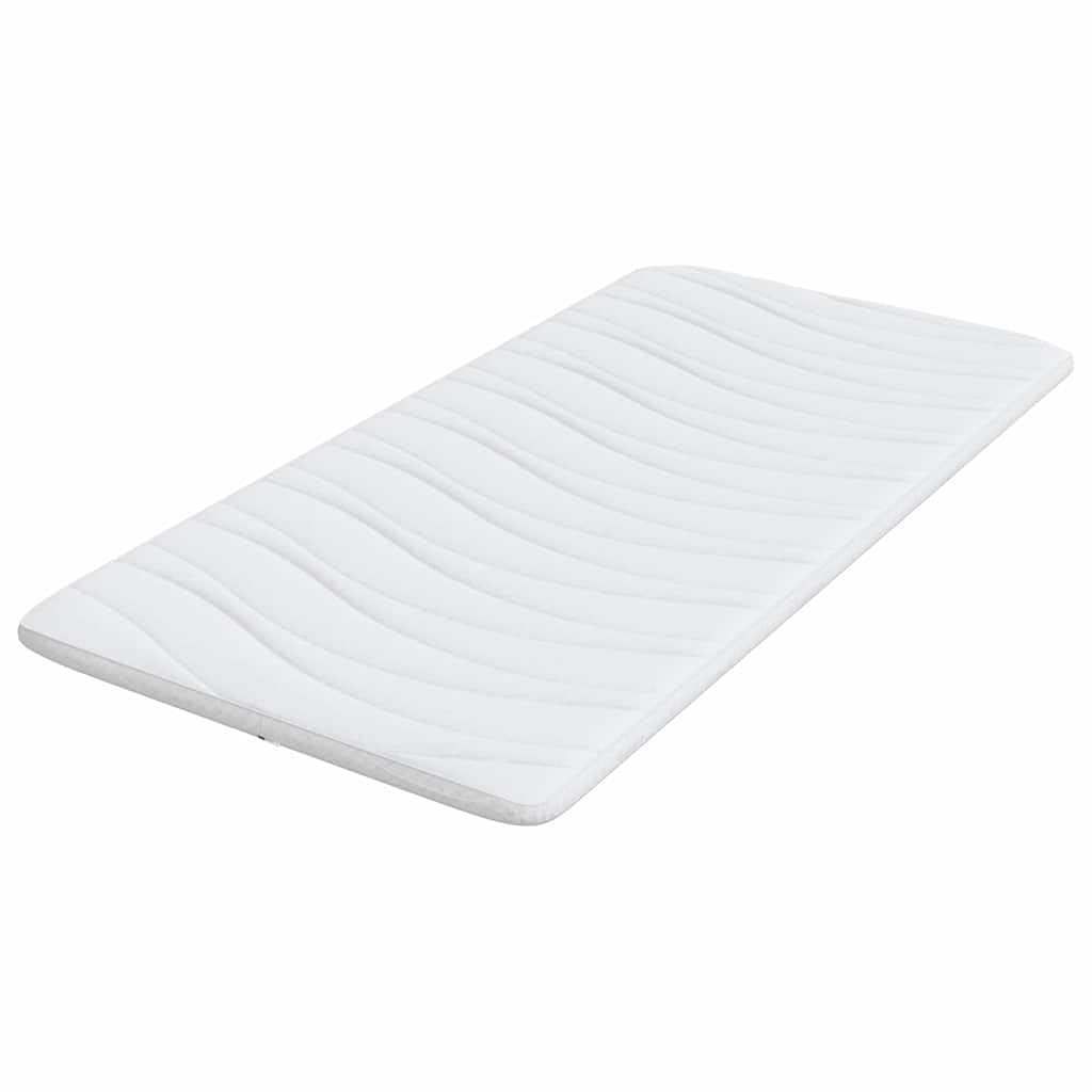 Matratzenauflage Weiß 100 x 200 cm Strickstoff atmungsaktiv wasserdicht waschbar allergikerfreundlich schmutzabweisend für Schlafzimmer, Kinder, Baby, Inkontinenz, Komfort, Hygiene