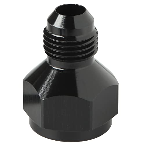 Adaptador reductor AN6 a AN4 mecanizado en aluminio anodizado negro de alta resistencia 2