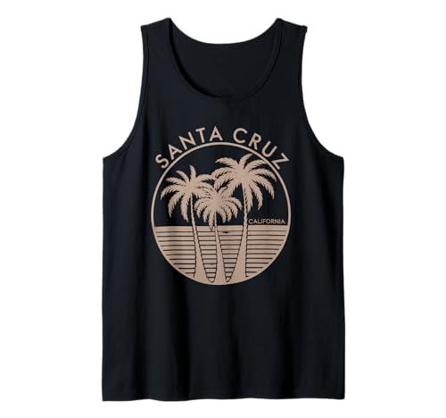 Santa Cruz Tshirt Herren California Surf Kalifornien Retro Tank Top
