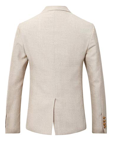 Costume en lin hommes tenue décontractée formelle pour invités
