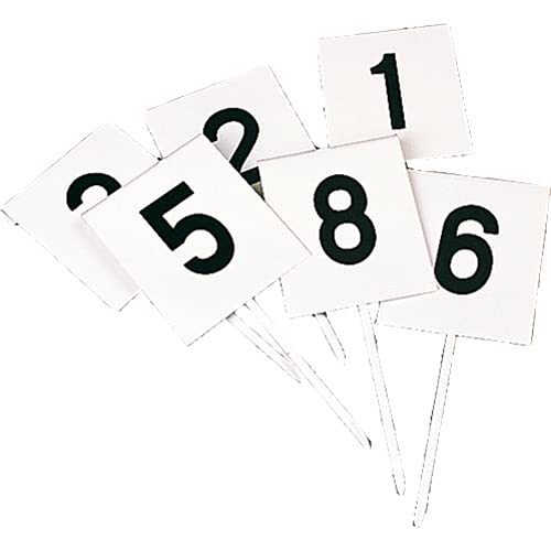 Lot de 12 fiches de marquage rectangulaires