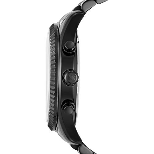 Michael Kors Lexington Watch for Men, 44mm Quartz Chronograph Movement with Stainless Steel Strap