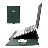 13-14 Inch Sleeve Case Cover for MacBook Pro 2016-2020/Surface Laptop 2017/Book 3 13.5', Laptop Slim Bag for 13-14' Lenovo Dell Toshiba HP Acer Chromebook (13-14 inch, Green)
