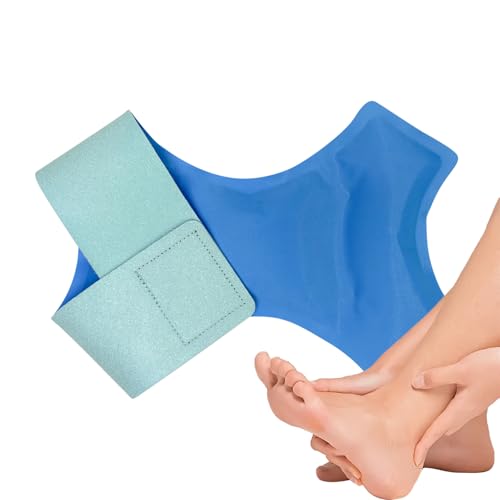 Paquete de hielo para tobillos, paquete de hielo de tobillo, Envoltura de gel portátil Compress caliente y frío reutilizable, Paquetes de hielo ligero para deportes al aire libre, forma phys