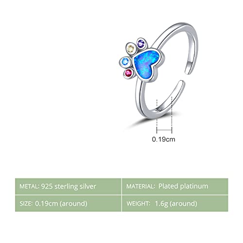Bague réglable pierre bleue la solution pour les doigts sensibles