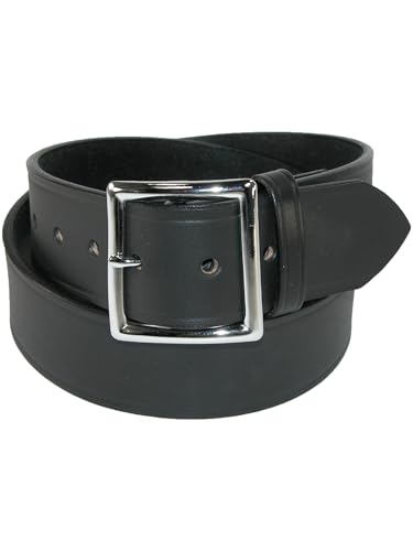 Boston Leather Men's Leather 1 3/4 Inch Garrison Belt, 44, Black4
