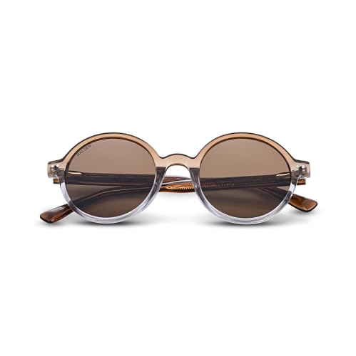 Image of HALDEN inchCOMET inch Series Sunglasses - Italian Sophistication & Japanese Precision in Classic Round Design, 1-Year Warranty