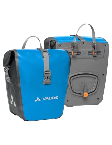 VAUDE Aqua Front - Fahrradtasche - 2 Vorderradtaschen (2x14L) - wasserdicht...