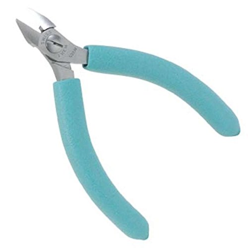 ESD-Safe Oval Head Full Flush Cutters with Cushion Grip Handles, 4-1/2" Long