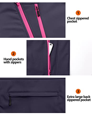 Little Donkey Andy Women's Fleece lined Softshell Vest Lightweight Windproof Sleeveless Jacket for Hiking Outdoor Travel Golf - Image 6
