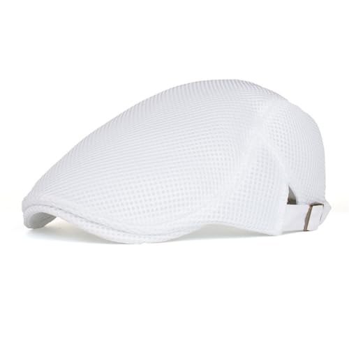THJKUPO Breathable Lightweight Net Duck Tongue Hat Men's Casual Newsboy Cap