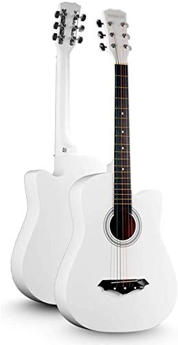 レトロなアコースティックギター アコースティックギター レトロなアコースティックギター フォークギター クラシックギター スチールストリング フルサイズ 38in 初心者用ギターキット ギグバッグ付き、 文字列、 ピック ポータブル トラベルギター 、10