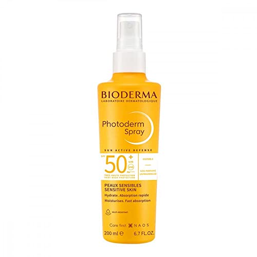 BIODERMA Photoderm Sonnenschutzspray LSF 50+ für empfindliche Haut, 200 ml Solution