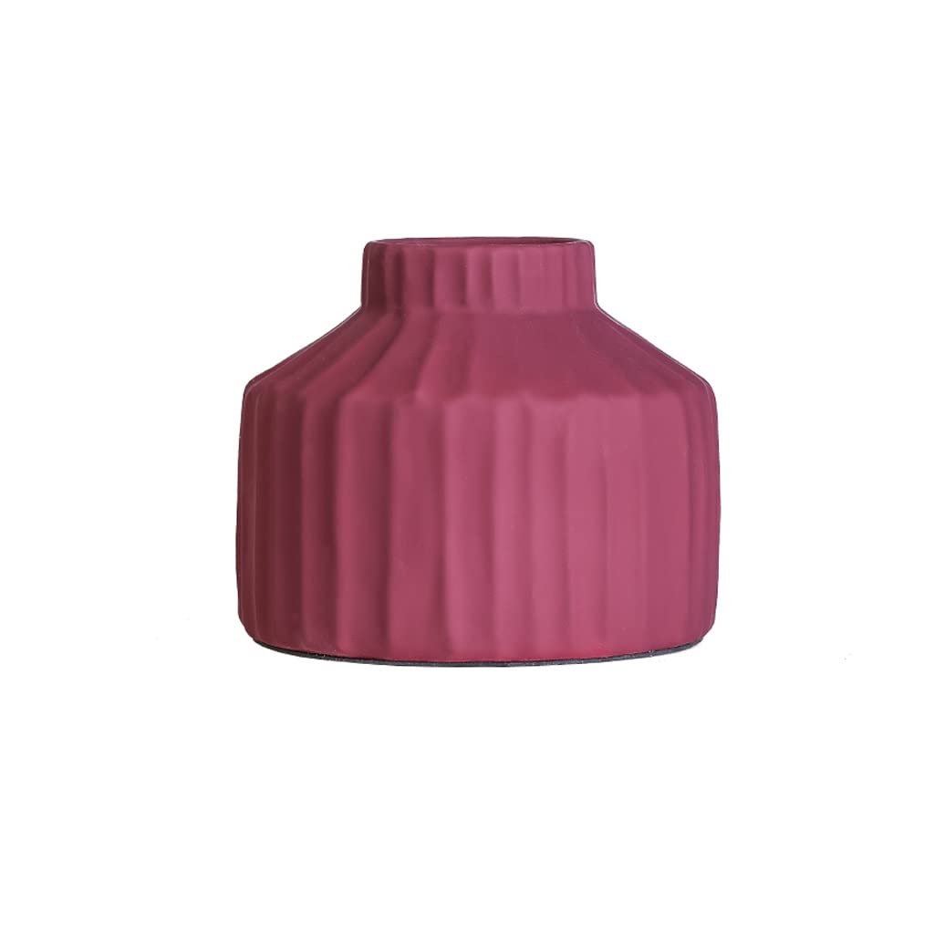 Wazy dekoracji salon wazon wazon ceramiczny matowy suchy kwiat dekoracja stołowa stół dzienna dekoracja Umeblowanie (Size : E)