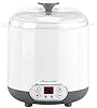 Rosenstein & Söhne Yogurtiere - preparatore di: Yogurtiera per yogurt greco, yogurt naturale e molto altro., Tempo e temperatura regolabili, 2 contenitori con volume di 1,5 e 1,35 litri (yogurtiera)