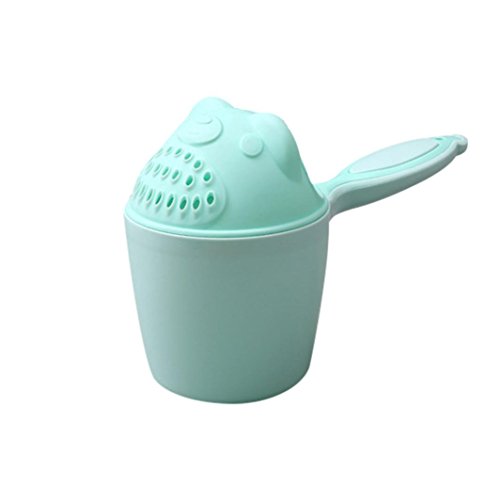 Efaster Baby Spoon Shower Bath Water Swimming Bailer Shampoo Cup Children's Products (Green)