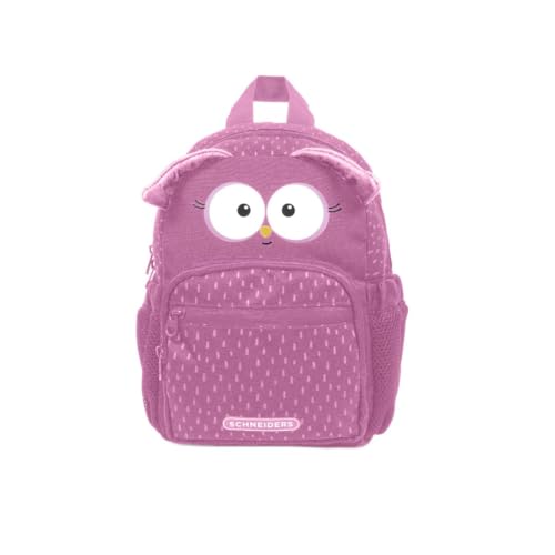Schneiders Kids Mini Rucksack Pixie the Owl – Ergonomischer Kindergarten-Rucksack für Mädchen & Jungen – 6L, Federleicht, Nachhaltig