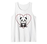 cute panda graphic panda donne ragazze canotta