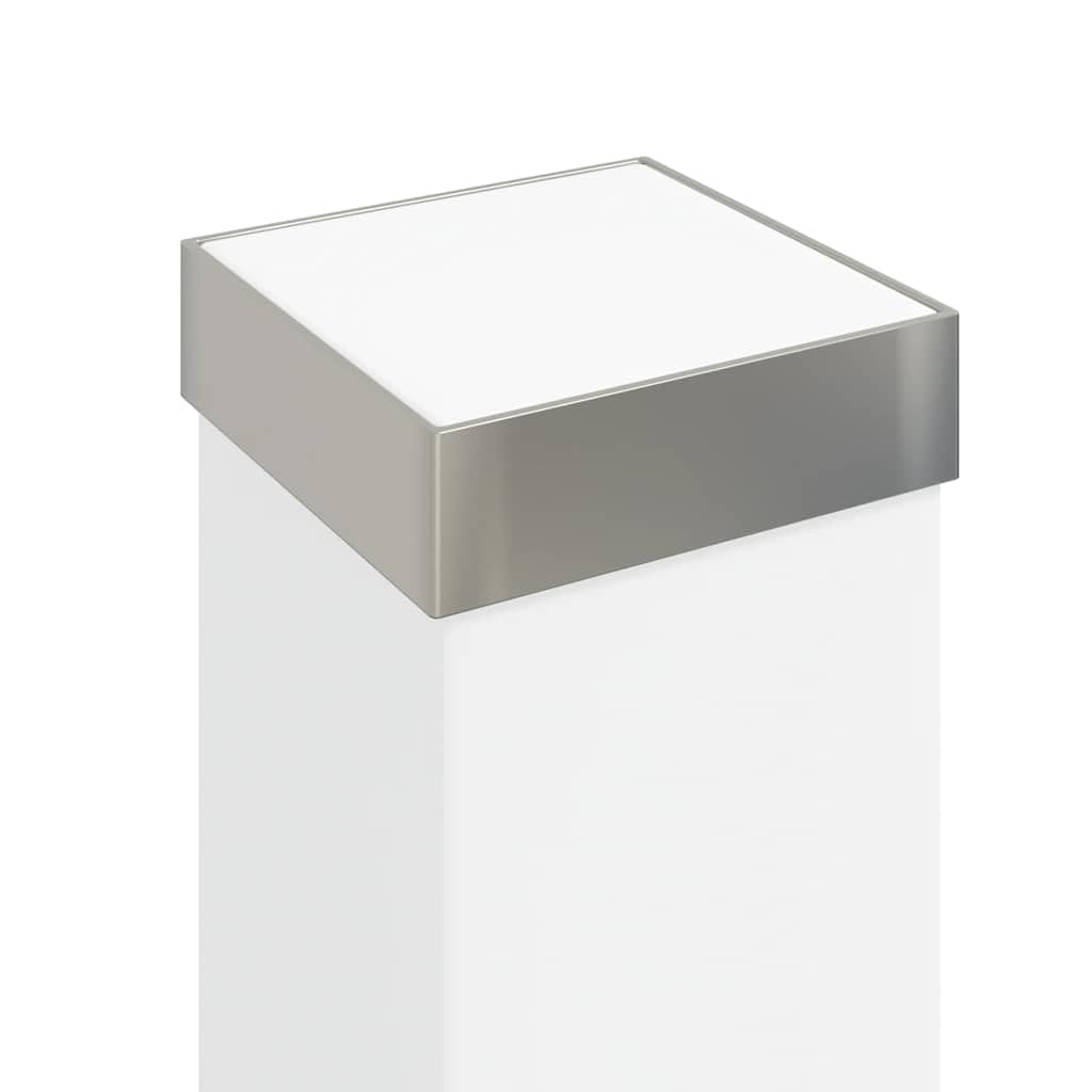 Lampadari con sensore in acciaio inox, 3 pezzi, altezza 80 cm, protezione IP44, per giardino, terrazza, vialetto, illuminazione esterna con sensore di movimento e diffusore per sentieri