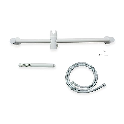 Tringle de douche réglable en acier pour optimiser une petite cabine - 3