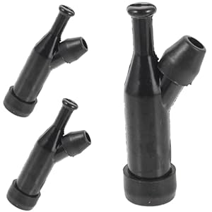 HAPINARY 3 Stück Zündkerzenkappen für Generator Hochdruck Wasserpumpe Ersatzteile Korrosionsbeständig Installieren Passend für Benzinmotoren