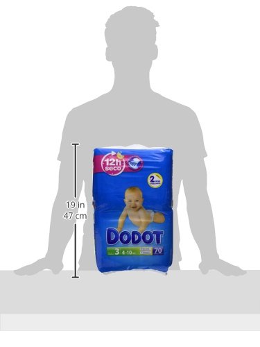 DODOT Dodot Baby Nappies Talla ' 4 Kg - Imagen 7