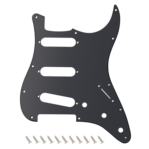 Banworks 1 Ply SSS Pickguard for Stratocaster