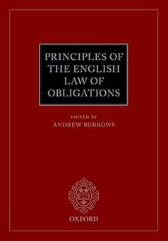 Principles of the English Law of Obligations-Wow! eBook
