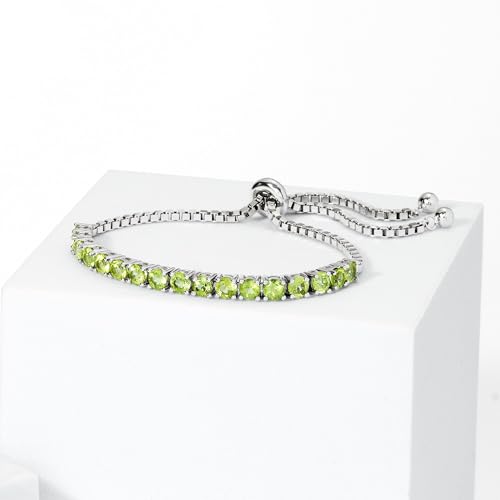 Ross-Simons 5.00 ct. t.w. Peridot Bolo Bracelet in Sterling Silver4