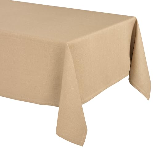 Elegante Tischdecke mit natürlicher Leinenoptik, Lina Tischdecke...