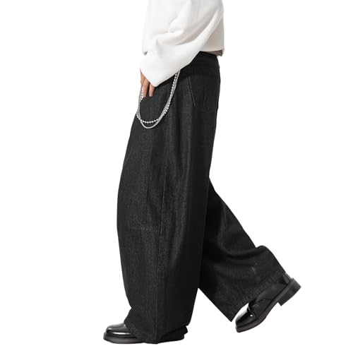 Baggy Jeans Men Vintage Barrel Jeans Men Casual Streetwear for Skater Relaxed Fit Wide Leg Denim Pants Hip Pop4