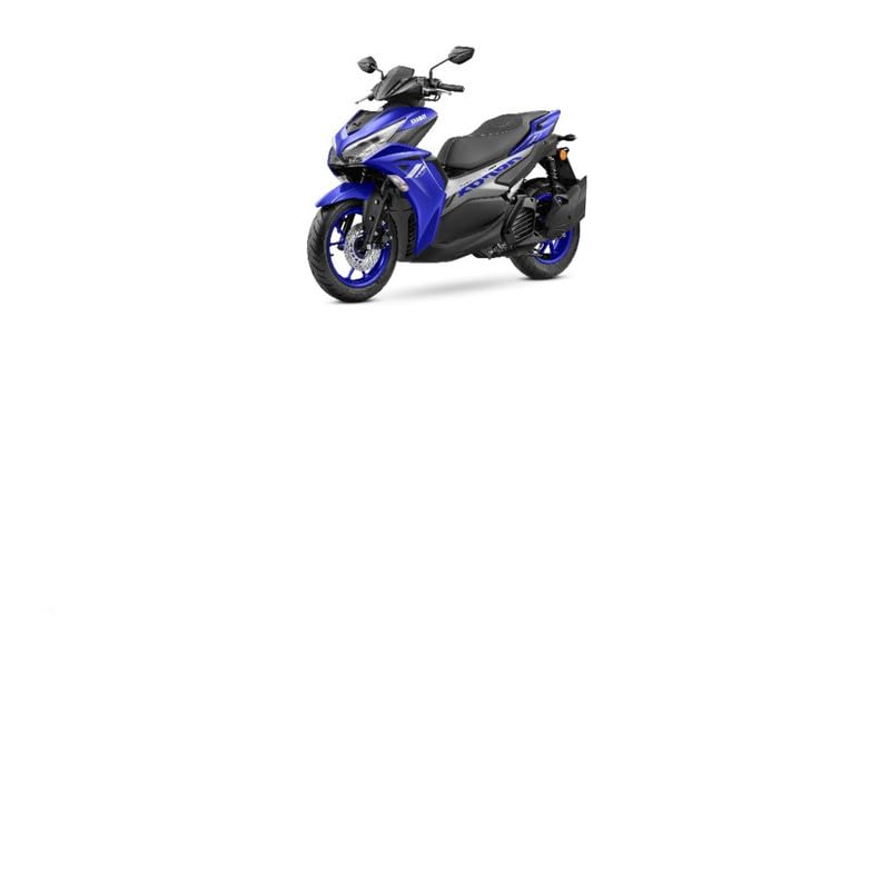 Image of Aerox 155 Maxi BS6 Scooty Bike Cover Water Resistant Outdoor Use Universal Fit Scooters Motorcycles Heavy Duty UV Protection Dust Rain Scratch Resistant Elastic Bottom Black Blue Piping