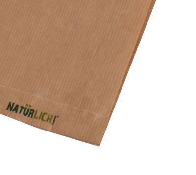 1000 Bäckerfaltenbeutel Bäckertüten Faltenbeutel braun Natron Kraftpapier (422, 14+6x28cm)