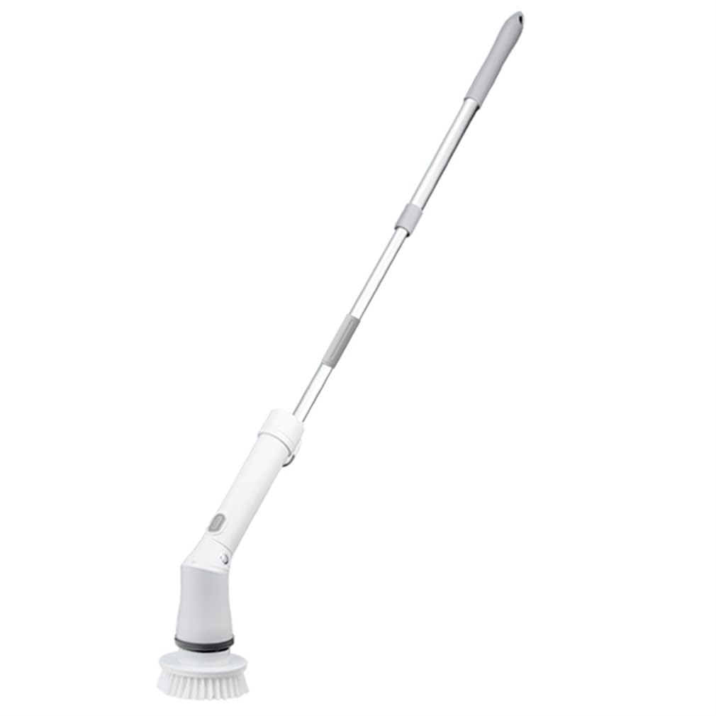 Depurador eléctrico para limpieza, diferentes cabezales de cepillo, diseño retráctil, 6 cabezales de limpieza reemplazables, para baño, ducha, bañera, vidrio, coche