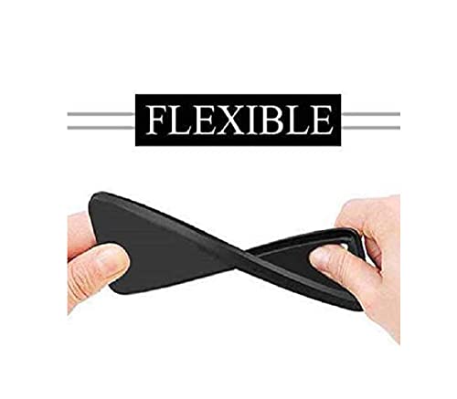 Image of Mobile Back Cover Case for Samsung M01(2020) (Silicone Case|CameraProtection|Black SC1510)