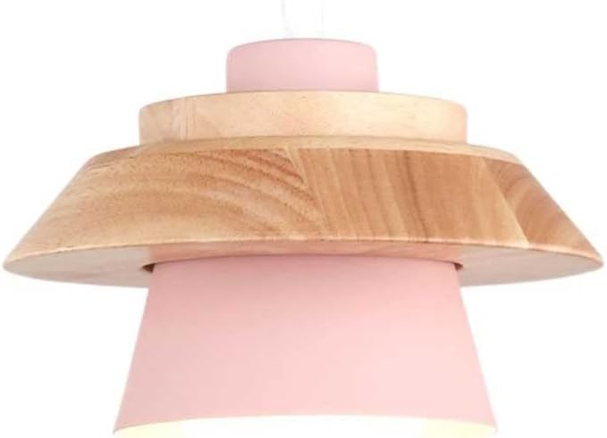 Lustre macaron bleu suspension luminaire design pour plafond de restaurant