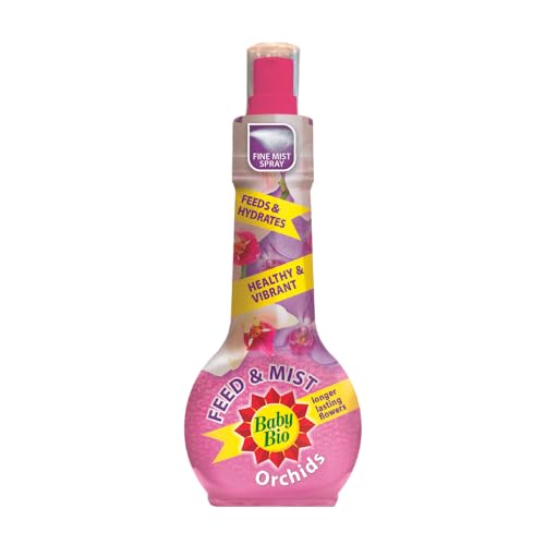 Baby Bio Orchid Feed and Mist, 175ml - Ready To Use Orchid Fertiliser Mist Spray - for Growing Vibrant Flowering and Healthy Orchids - Humidity Support - Indoor Plant Nutrition
