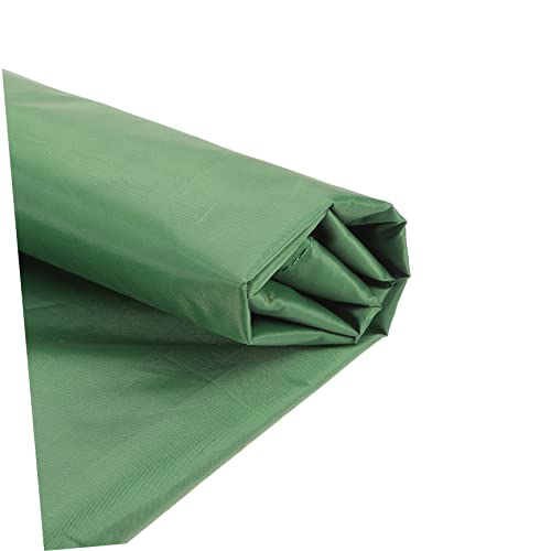 Toldo para columpio de exterior POPETPOP con lona reforzada impermeable verde oscuro 5