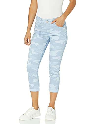 Democracy Damen Donna Ab Solution Crop Jeans – Opaque, Super Stretch, Mit 6 Taschen
